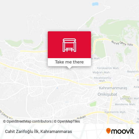 Cahit Zarifoğlu İlk map