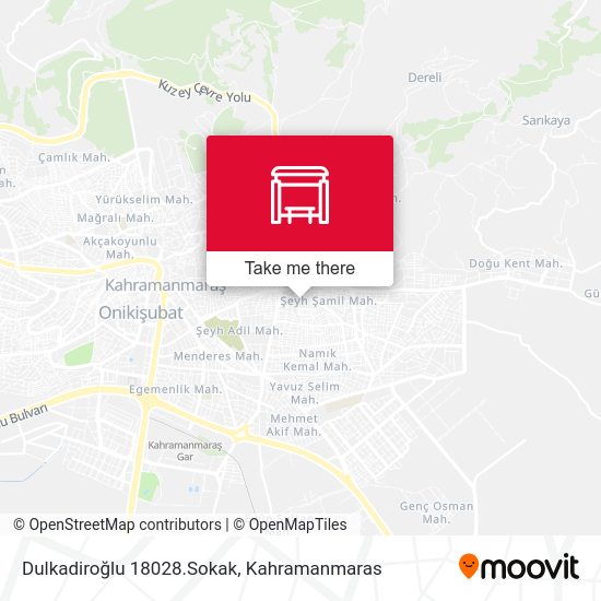 Dulkadiroğlu 18028.Sokak map
