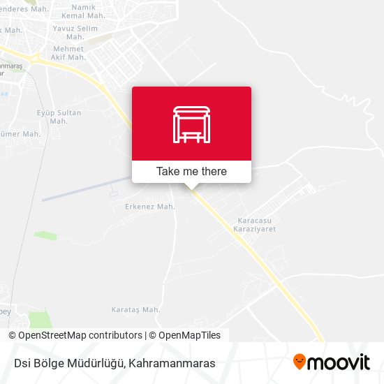 Dsi Bölge Müdürlüğü map