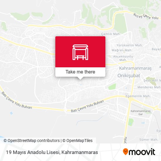 19 Mayıs Anadolu Lisesi map