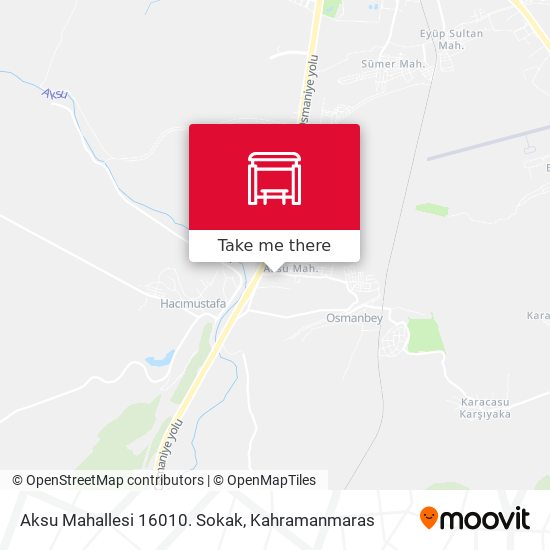 Aksu Mahallesi 16010. Sokak map