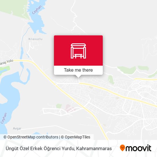 Üngüt Özel Erkek Öğrenci Yurdu map