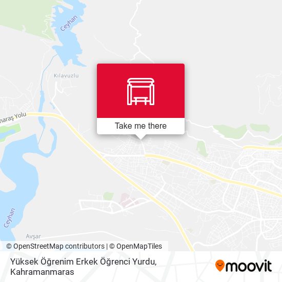 Yüksek Öğrenim Erkek Öğrenci Yurdu map