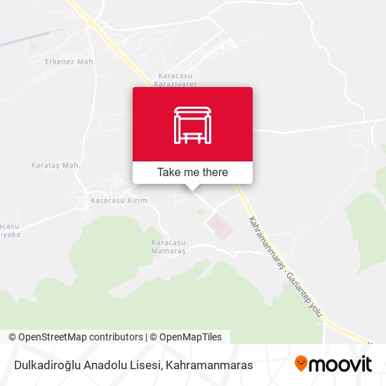 Dulkadiroğlu Anadolu Lisesi map