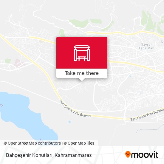 Bahçeşehir Konutları map