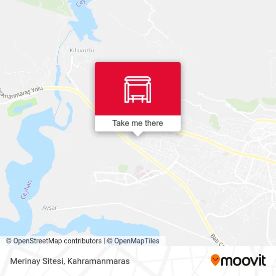 Merinay Sitesi map