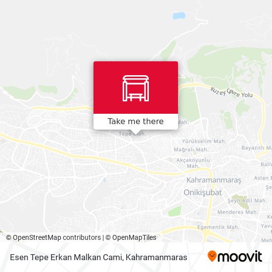 Esen Tepe Erkan Malkan Cami map
