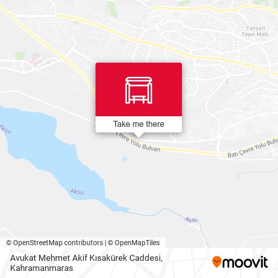 Avukat Mehmet Akif Kısakürek Caddesi map