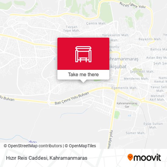 Hızır Reis Caddesi map