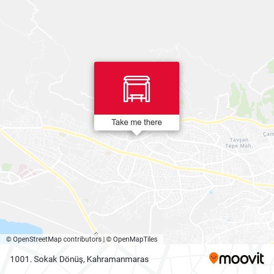 1001. Sokak Dönüş map