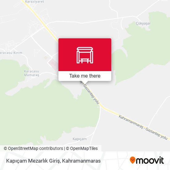 Kapıçam Mezarlık Giriş map