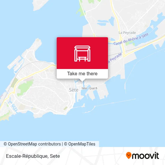 Escale-République map