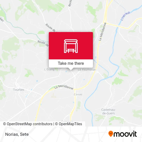 Mapa Norias