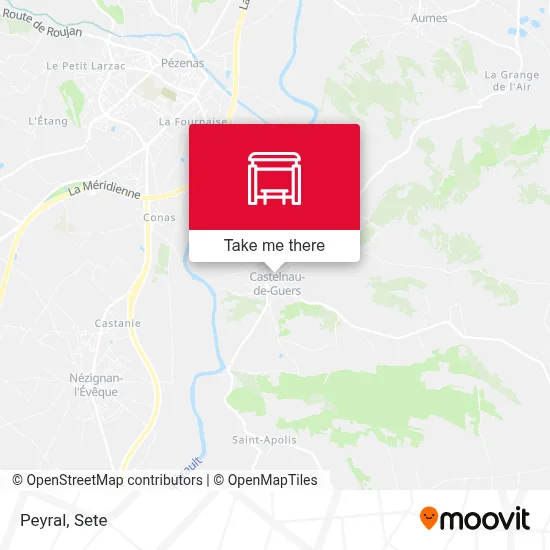 Mapa Peyral