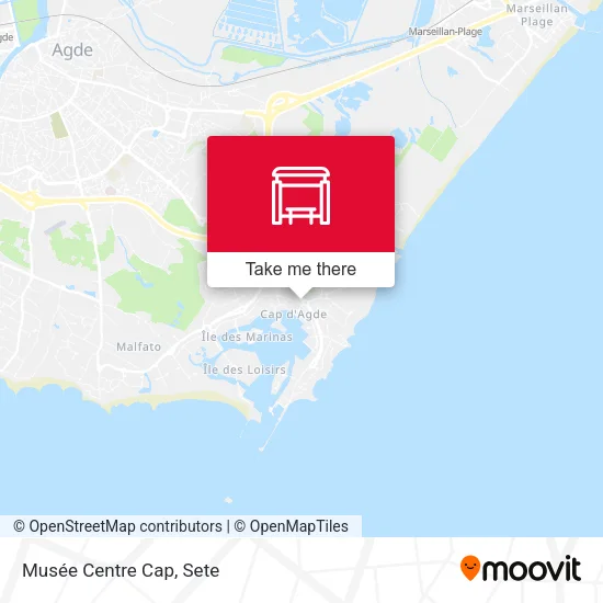 Musée Centre Cap map