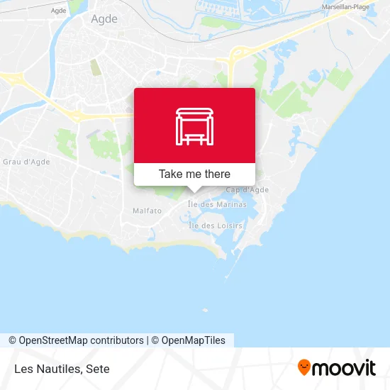 Les Nautiles map