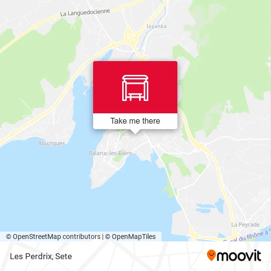 Les Perdrix map