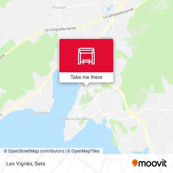 Les Vignés map