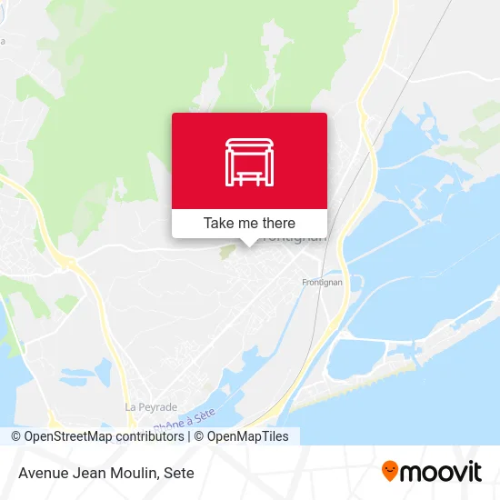 Avenue Jean Moulin map