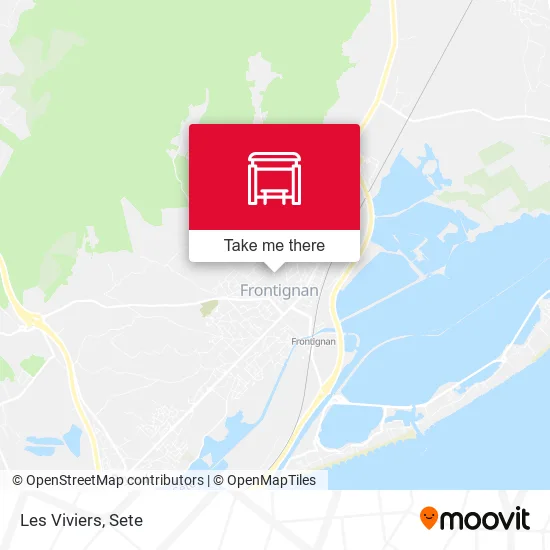 Les Viviers map