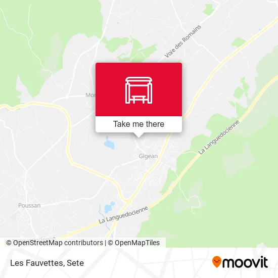 Les Fauvettes map