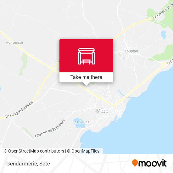 Gendarmerie map