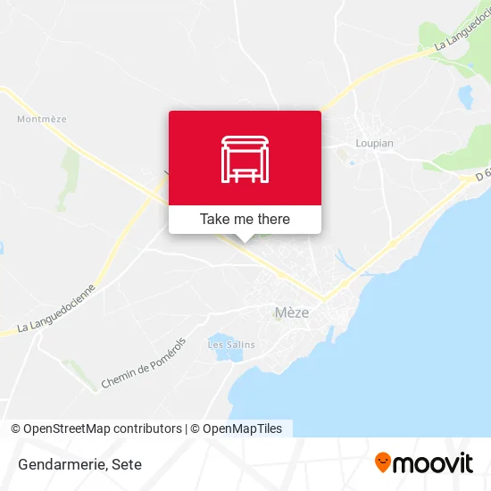 Gendarmerie map