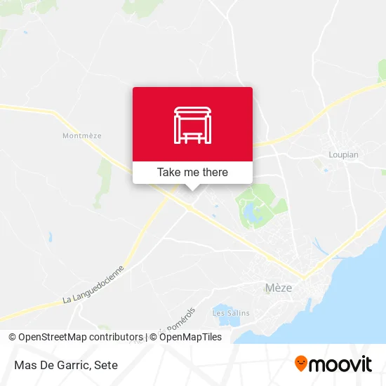 Mas De Garric map
