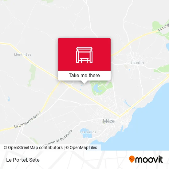 Le Portel map