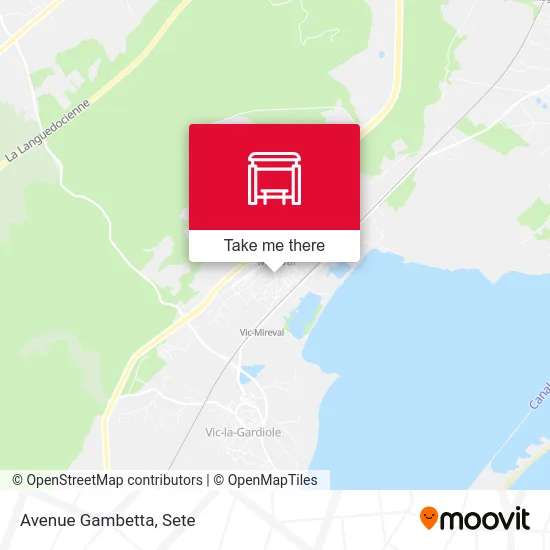 Avenue Gambetta map