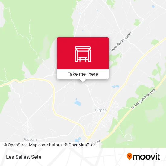 Les Salles map