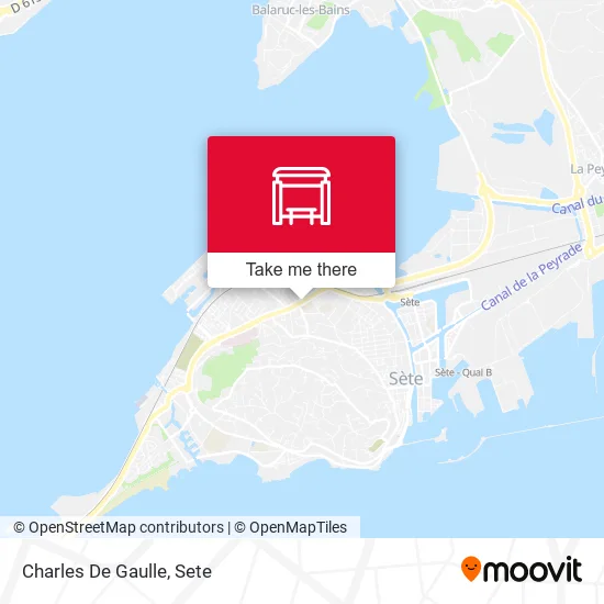 Charles De Gaulle map