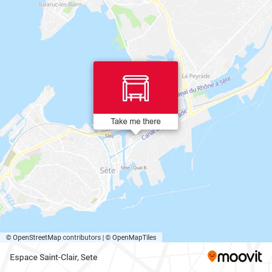 Espace Saint-Clair map