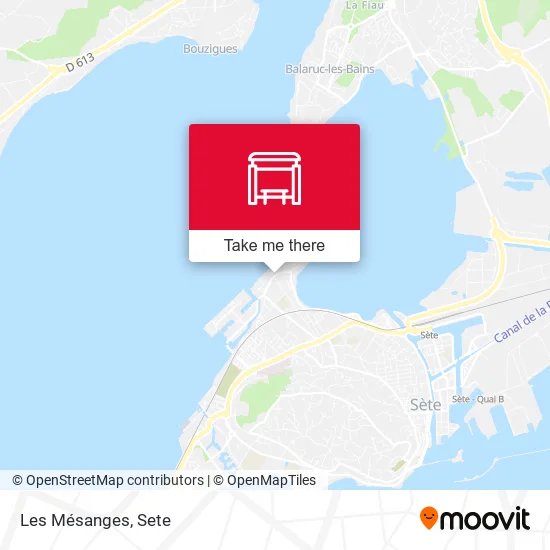 Les Mésanges map