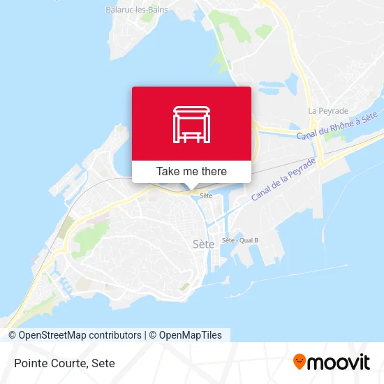Pointe Courte map