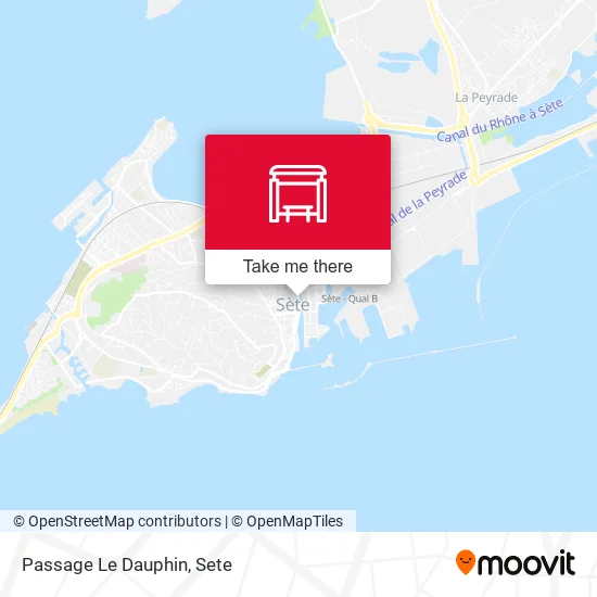 Passage Le Dauphin map