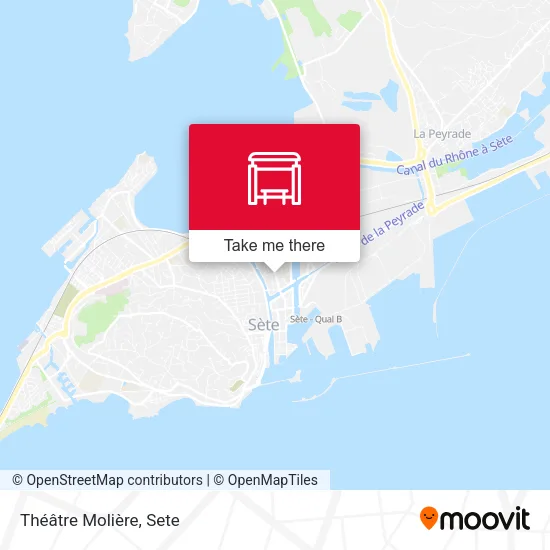 Théâtre Molière map