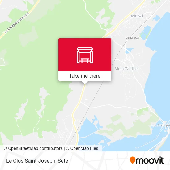 Le Clos Saint-Joseph map