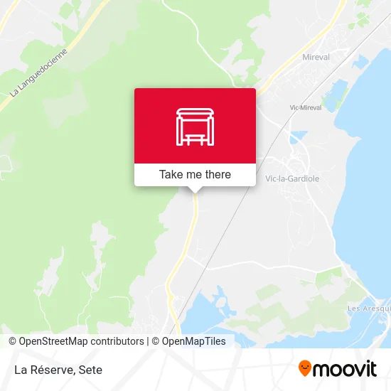La Réserve map