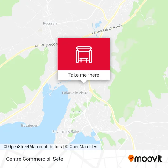 Centre Commercial map