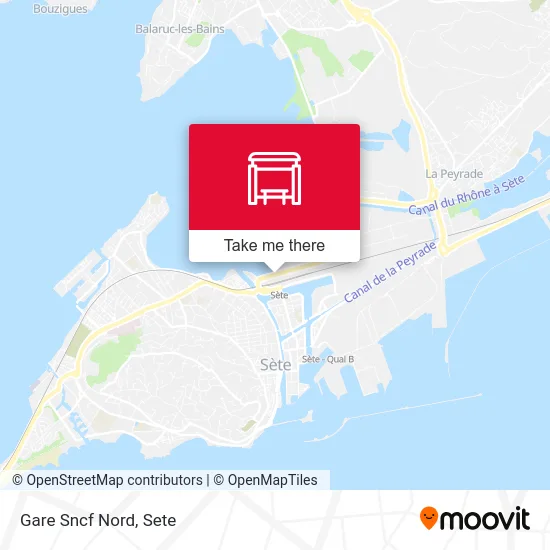 Gare Sncf Nord map