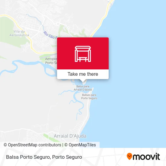 Balsa Porto Seguro map