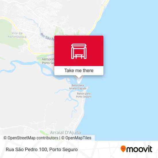 Rua São Pedro 100 map