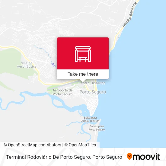 Terminal Rodoviário De Porto Seguro map