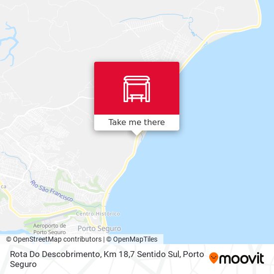 Mapa Rota Do Descobrimento, Km 18,7 Sentido Sul