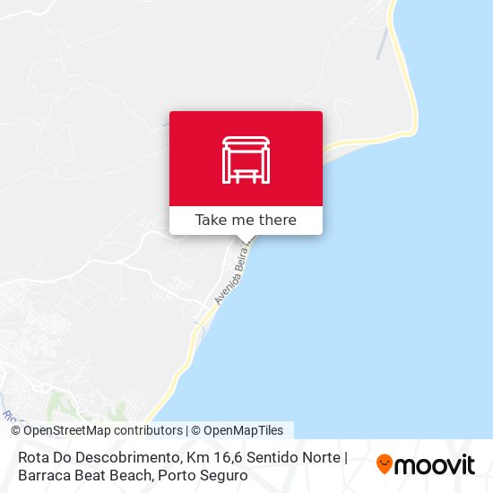 Mapa Rota Do Descobrimento, Km 16,6 Sentido Norte | Barraca Beat Beach