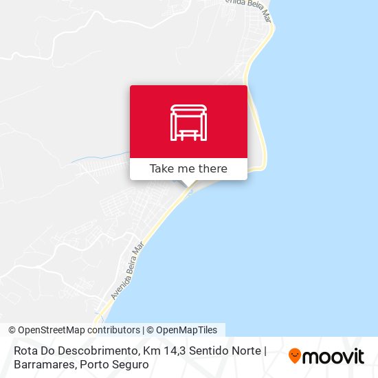 Mapa Rota Do Descobrimento, Km 14,3 Sentido Norte | Barramares