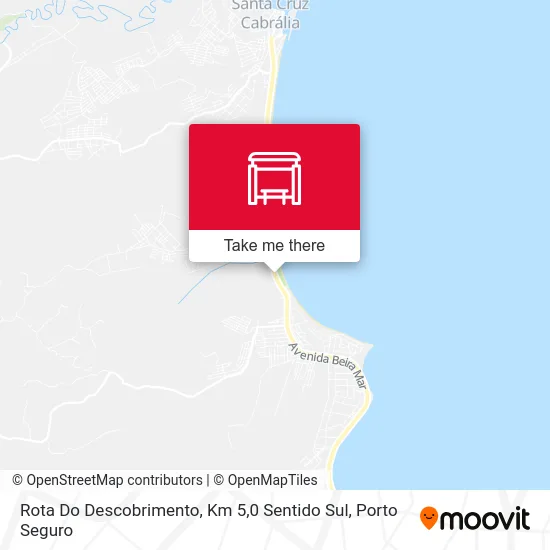 Rota Do Descobrimento, Km 5,0 Sentido Sul map