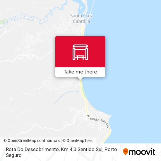 Mapa Rota Do Descobrimento, Km 4,0 Sentido Sul