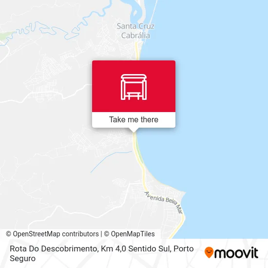 Rota Do Descobrimento, Km 4,0 Sentido Sul map